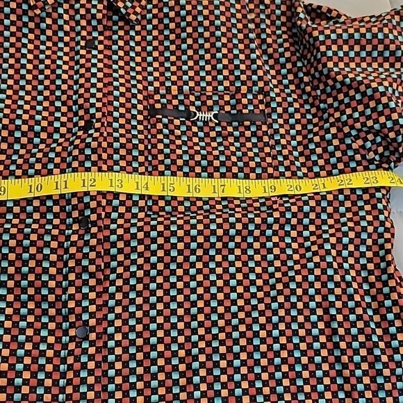 Vintage 70's Peggy Barker Multi Colored Dress - Picture 11 of 13